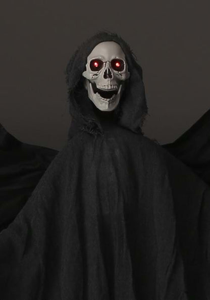 3.8FT Animated Flying Grim Reaper Halloween Decoration - US 0756