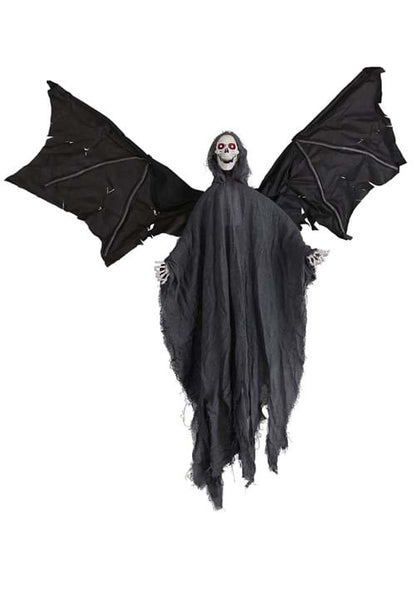 3.8FT Animated Flying Grim Reaper Halloween Decoration - US 0756