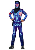 Boy's Fortnite Party Skull Trooper Costume - US 6842