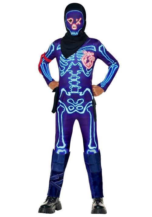 Boy's Fortnite Party Skull Trooper Costume - US 6842