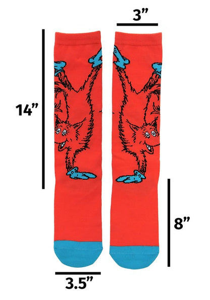Fox in Socks Knee High Costume Socks for Adults - US 6173