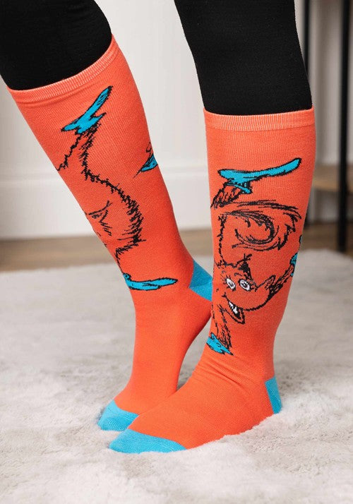 Fox in Socks Knee High Costume Socks for Adults - US 6173