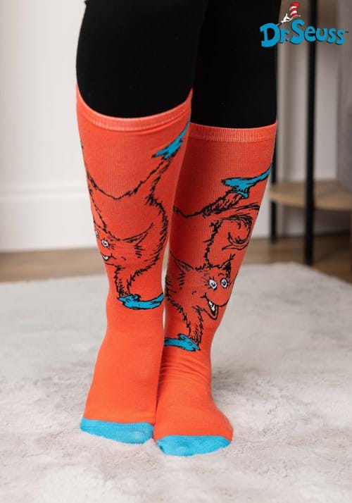 Fox in Socks Knee High Costume Socks for Adults - US 6173