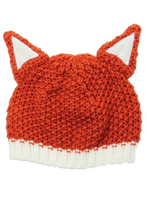 Fox Knit Orange Beanie - US 1817