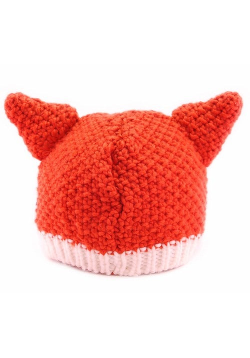 Fox Knit Orange Beanie - US 1817