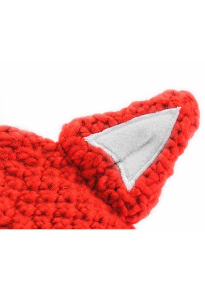 Fox Knit Orange Beanie - US 1817