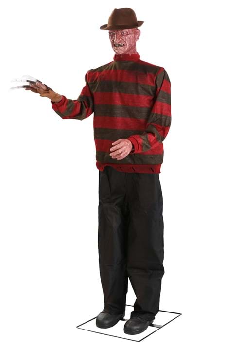 6FT Nightmare on Elm St. Freddy Krueger Animatronic Halloween Decoration - US 2467