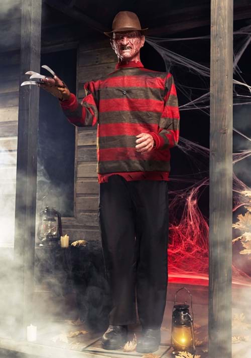6FT Nightmare on Elm St. Freddy Krueger Animatronic Halloween Decoration - US 2467