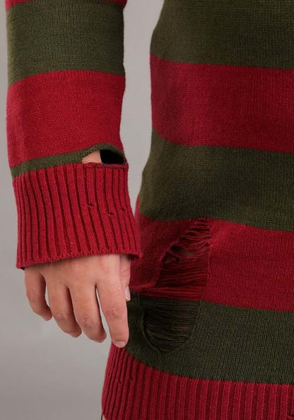 Women's Plus Size Freddy Krueger Costume Dress - US 4683