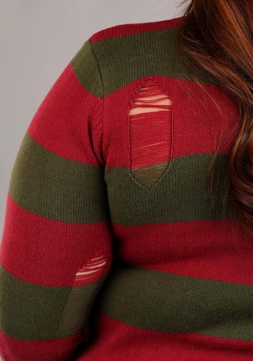 Women's Plus Size Freddy Krueger Costume Dress - US 4683