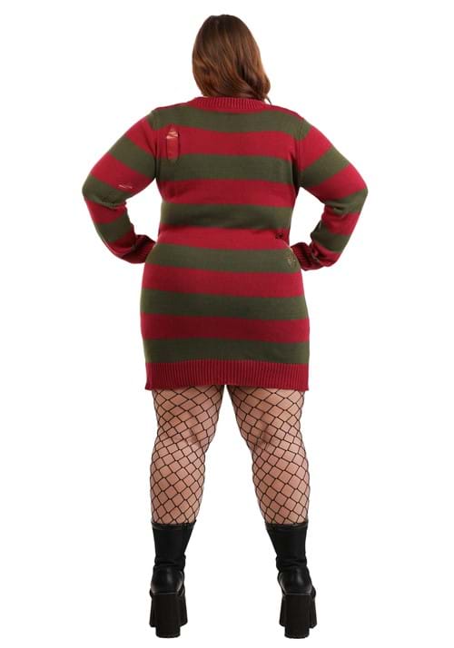 Women's Plus Size Freddy Krueger Costume Dress - US 4683