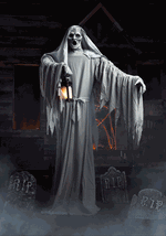 6.9FT Animatronic Frederick the Floating Phantom Halloween Decoration - US 2957