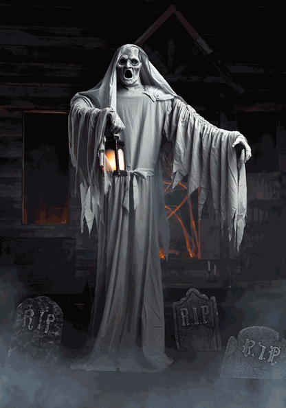 6.9FT Animatronic Frederick the Floating Phantom Halloween Decoration - US 2957