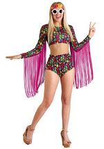 Women's Free Spirit Hippie Costume - US 4098