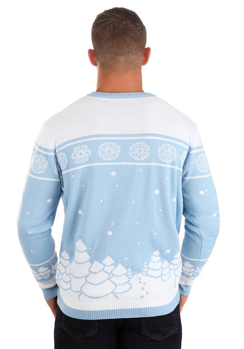 Adult Friendly Snowman Ugly Christmas Sweater - US 6744
