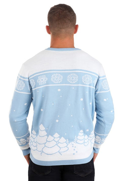 Adult Friendly Snowman Ugly Christmas Sweater - US 6744