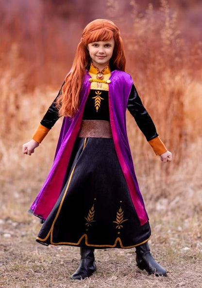 Deluxe Frozen 2 Girls Anna Costume - US 0467