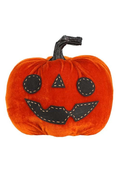 7-Inch Funny Orange Pumpkin Prop Decoration - US 9421