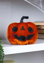 7-Inch Funny Orange Pumpkin Prop Decoration - US 9421