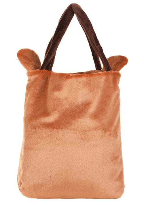 Fuzzy Brown Bear Trick-or-Treat Bag - US 4978