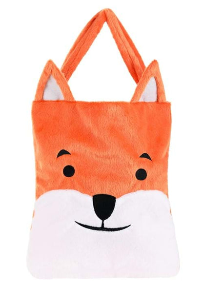 Fuzzy Fox Treat Bag with Strap - US 1571