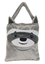 Fuzzy Raccoon Trick-or-Treat Bag - US 9602
