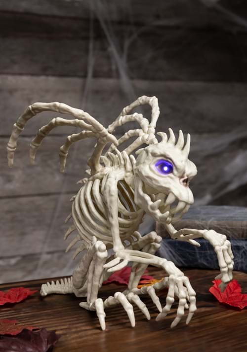 9.5-Inch Light Up Gargoyle Skeleton Decoration - US 2731