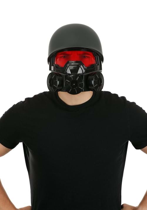 Gas Mask Costume Helmet for Adults - US 8885