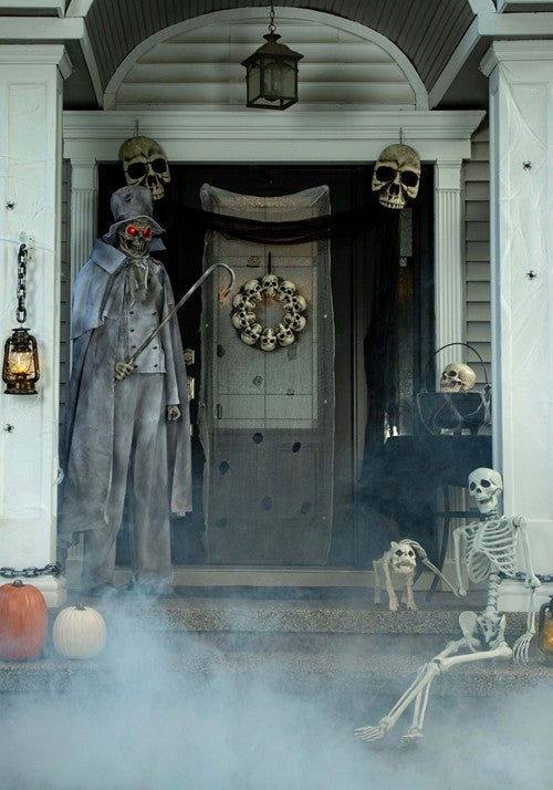 7FT Animated Ghostly Gentleman Jack Halloween Decoration - US 5984