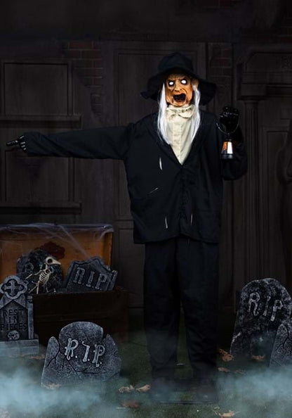 6FT Ghastly Gravedigger Animatronic Decoration - Tekky - US 5913