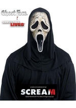 Adult Ghost Face Costume Aged Mask - US 6340