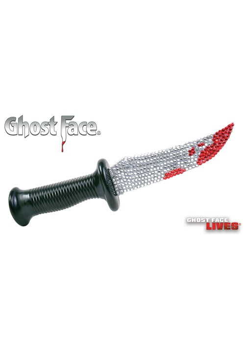 10.5-Inch Ghost Face Bling Knife Accessory - US 3925