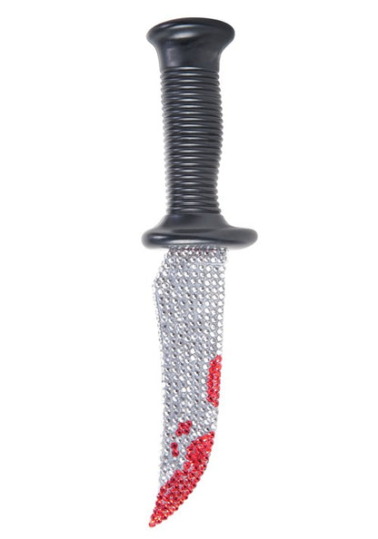 10.5-Inch Ghost Face Bling Knife Accessory - US 3925