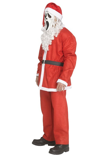 Plus Size Ghost Face Santa Pub Crawl Costume for Men - US 5198
