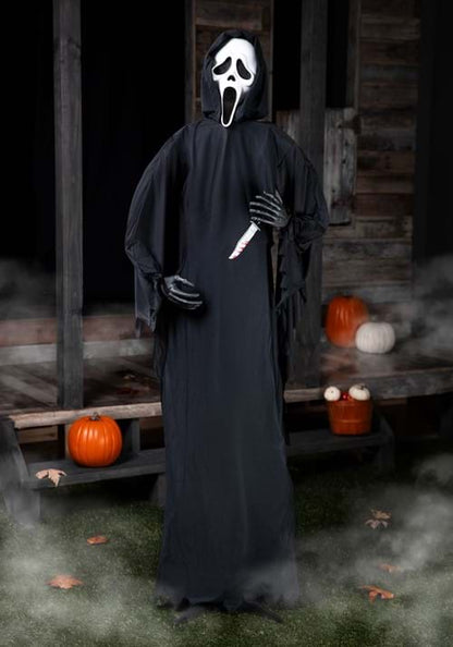 6FT Standing Scream Ghost Face Decoration - US 3792