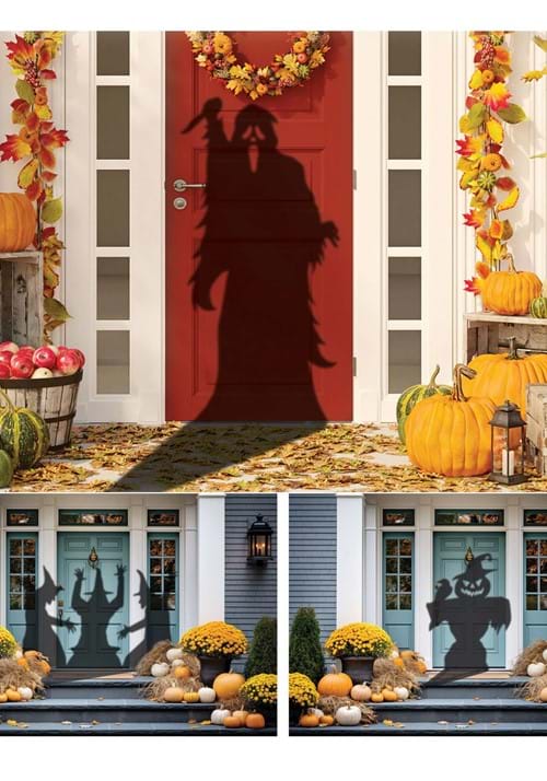 Ghost Face Silhouette with Spotlight Decoration - US 9535