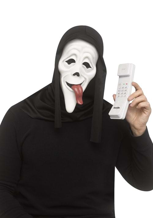 Adult Ghost Face Wassup! Mask & Phone Costume Kit - US 0262