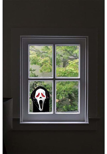 Ghost Face Window Peeper Halloween Decoration - US 2893