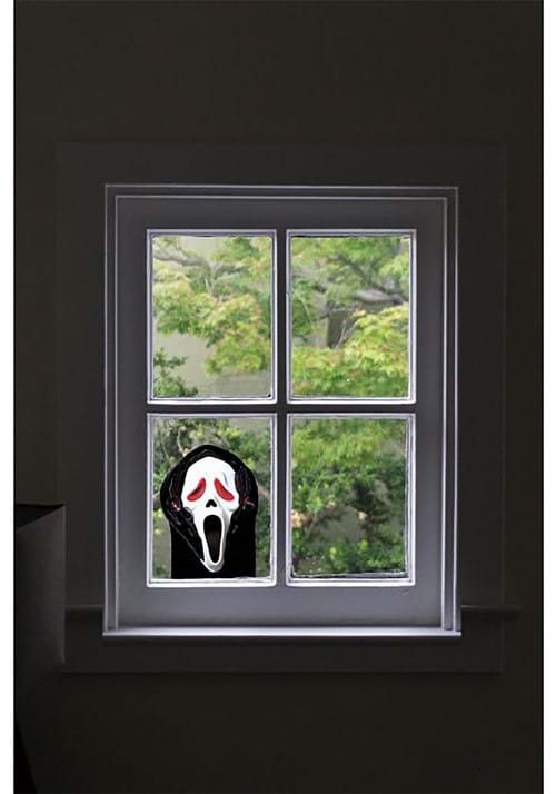 Ghost Face Window Peeper Halloween Decoration - US 2893