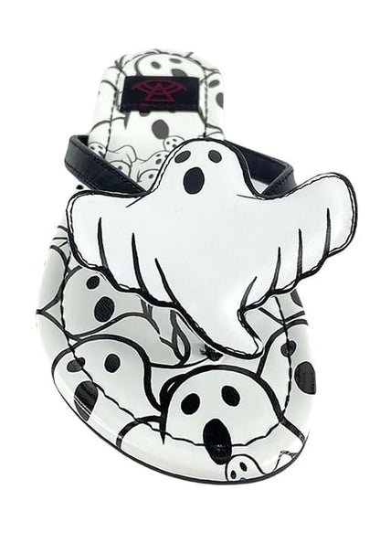 Ghost Icon Slip On Sandals - US 1848