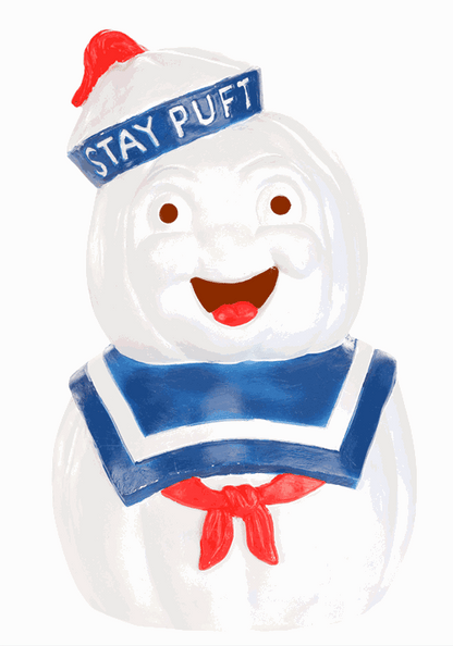 12-Inch Ghostbusters Light Up Stay Puft Pumpkin Decoration - US 1125