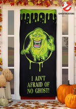 6.4FT Ghostbusters "I Ain't Afraid of No Ghosts" Door Curtain Decoration - US 0594