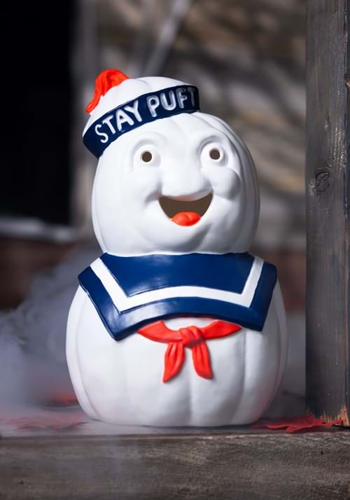 12-Inch Ghostbusters Light Up Stay Puft Pumpkin Decoration - US 1125
