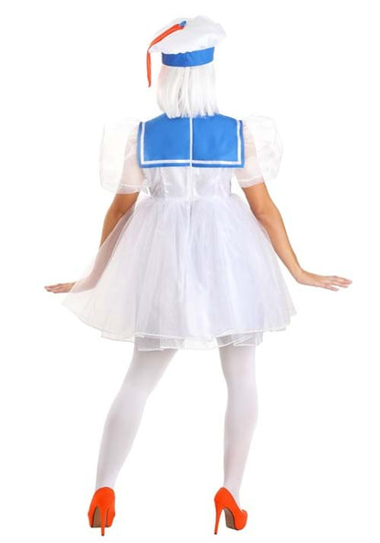 Ghostbusters Stay Puft Costume Dress for Women - US 4044