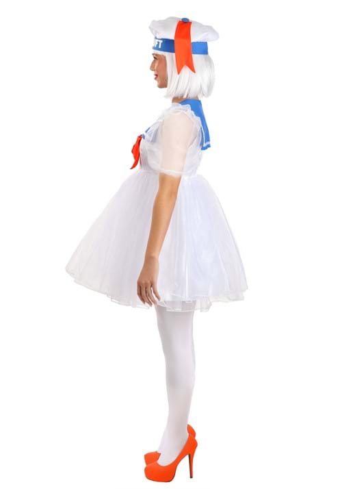 Ghostbusters Stay Puft Costume Dress for Women - US 4044