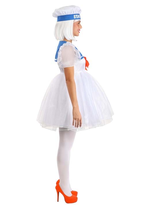 Ghostbusters Stay Puft Costume Dress for Women - US 4044