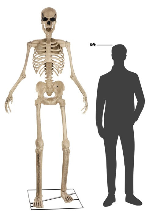 8FT Animated Giant Skeleton Decoration - US 7199