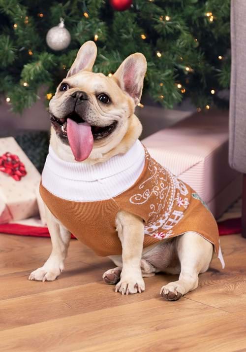 Gingerbread Pet Holiday Sweater - US 7674