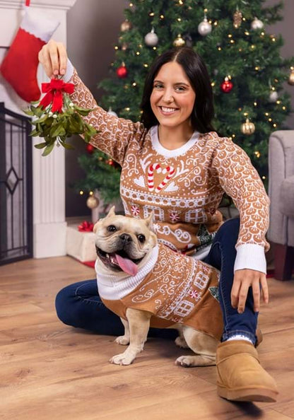 Gingerbread Pet Holiday Sweater - US 7674