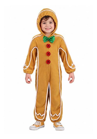 Gingerbread Man Onesie Toddler Costume - US 5643